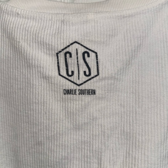 Howdy White Cropped Sweatshirt by  Chicka-d - Picture 6 of 6